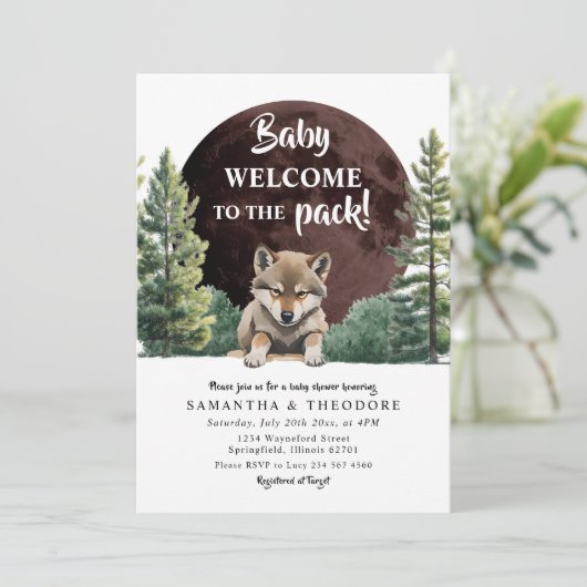 Activiteiten in de omgeving van Pack Wolf Forest B Kaart (Staand voorkant)