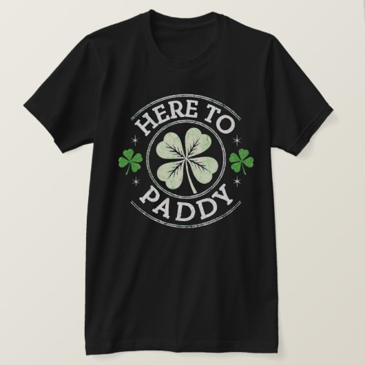 Activiteiten in de omgeving van Paddy Shamrocks St T-shirt (Design voorkant)