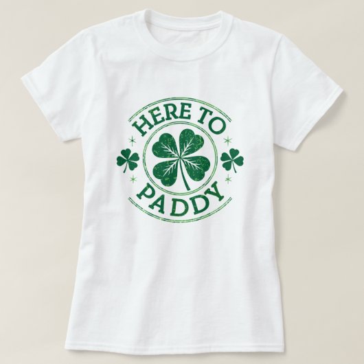 Activiteiten in de omgeving van Paddy Shamrocks St T-shirt (Design voorkant)