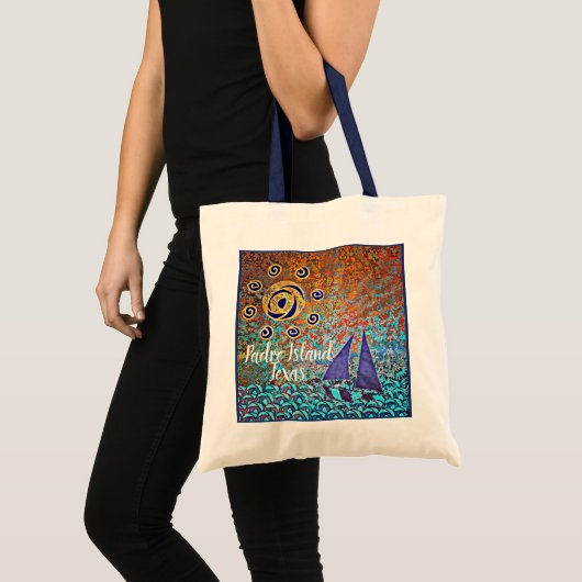 Activiteiten in de omgeving van Padre Island Texas Tote Bag (Voorkant (product))
