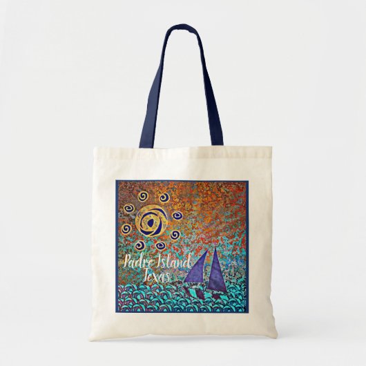 Activiteiten in de omgeving van Padre Island Texas Tote Bag (Voorkant)