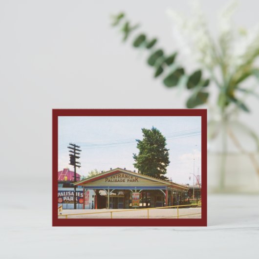 Activiteiten in de omgeving van Palisades Park, Ne Briefkaart (Staand voorkant)