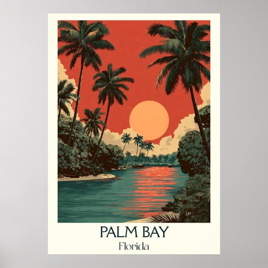 Activiteiten in de omgeving van Palm Bay Florida   Poster (Voorkant)