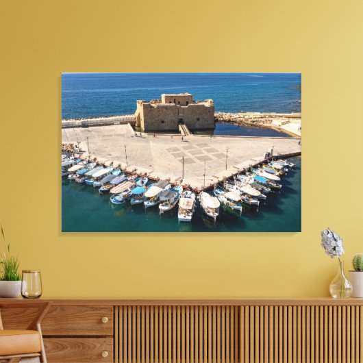 Activiteiten in de omgeving van Paphos Castle and Canvas Afdruk (Insitu (Woonkamer))