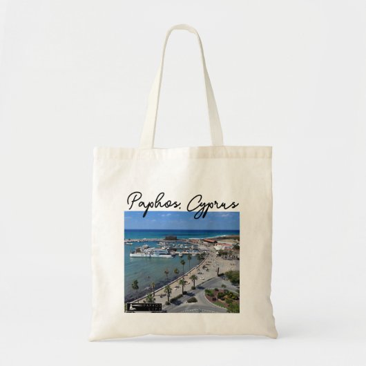 Activiteiten in de omgeving van Paphos Seafront Dr Tote Bag (Voorkant)