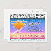 Activiteiten in de omgeving van Paradise Martini R Briefkaart (Voorkant / Achterkant)