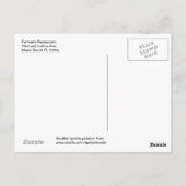 Activiteiten in de omgeving van Parham's Restauran Briefkaart (Achterkant)