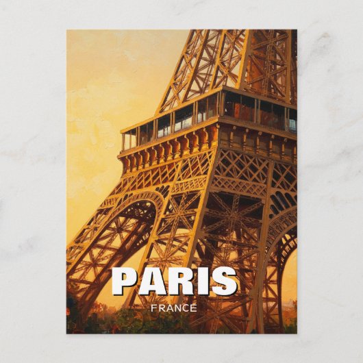 Activiteiten in de omgeving van Paris Eiffel Tower Briefkaart (Voorkant)