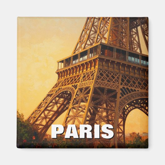 Activiteiten in de omgeving van Paris Eiffel Tower Magneet (Voorkant)