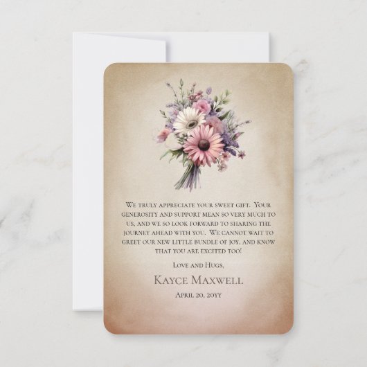 Activiteiten in de omgeving van Paris France Frenc Bedankkaart (Achterkant)