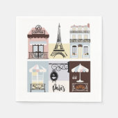 Activiteiten in de omgeving van Paris French Cafe  Servet (Voorkant)