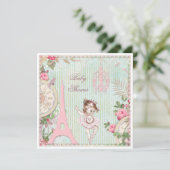 Activiteiten in de omgeving van Paris Princess Bal Kaart (Staand voorkant)