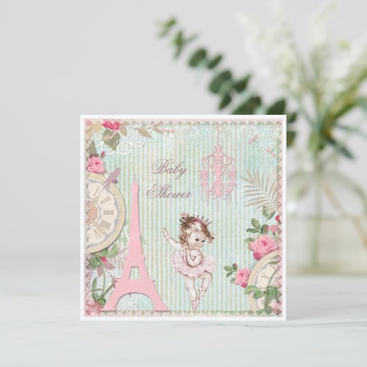 Activiteiten in de omgeving van Paris Princess Bal Kaart (Staand voorkant)