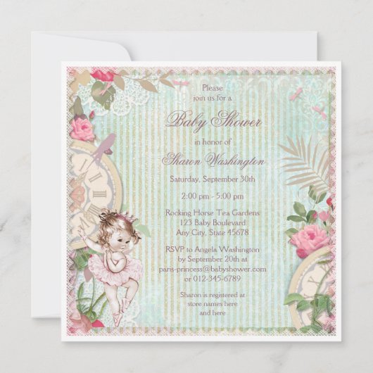 Activiteiten in de omgeving van Paris Princess Bal Kaart (Achterkant)