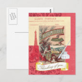 Activiteiten in de omgeving van Parisian Collage B Briefkaart (Voorkant / Achterkant)