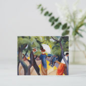 Activiteiten in de omgeving van Park August Macke  Briefkaart (Staand voorkant)