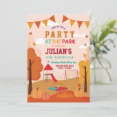 Activiteiten in de omgeving van Park Birthday Autu Kaart (Staand voorkant)