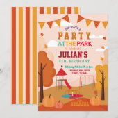 Activiteiten in de omgeving van Park Birthday Autu Kaart (Voorkant / Achterkant)