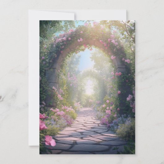 Activiteiten in de omgeving van Pastel Fairy Tale Kaart (Achterkant)