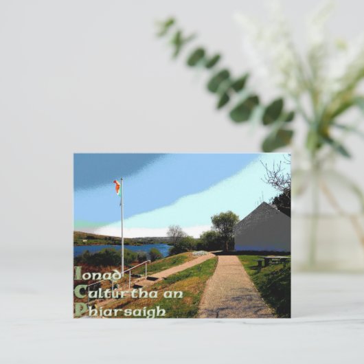 Activiteiten in de omgeving van Patrick Pearse's C Feestdagenkaart (Staand voorkant)