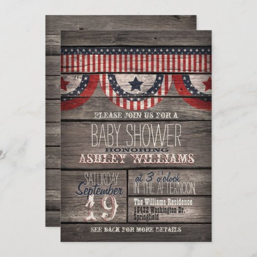 Activiteiten in de omgeving van Patriotic Stars &  Kaart (Voorkant / Achterkant)