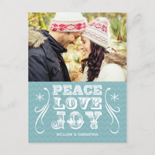 Activiteiten in de omgeving van Peace Love Joy Blu Feestdagenkaart