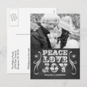 Activiteiten in de omgeving van Peace Love Joy Cha Feestdagenkaart (Voorkant / Achterkant)