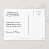 Activiteiten in de omgeving van Peace Love Joy Cha Feestdagenkaart (Achterkant)