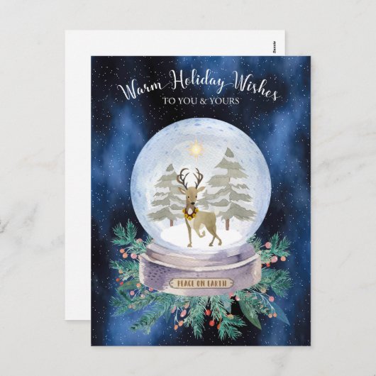 Activiteiten in de omgeving van Peace on Earth Chr Feestdagenkaart (Voorkant / Achterkant)