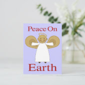 Activiteiten in de omgeving van Peace on Earth Chr Feestdagenkaart (Staand voorkant)