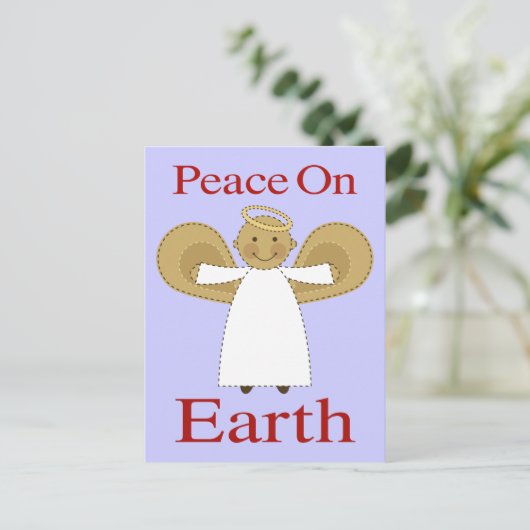 Activiteiten in de omgeving van Peace on Earth Chr Feestdagenkaart (Staand voorkant)