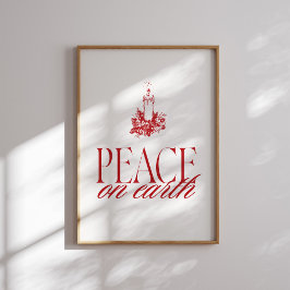 Activiteiten in de omgeving van Peace on Earth Red Poster