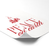 Activiteiten in de omgeving van Peace on Earth Red Poster (Hoek)