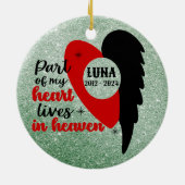 Activiteiten in de omgeving van Pet Cat Dog Photo  Keramisch Ornament (Achterkant)