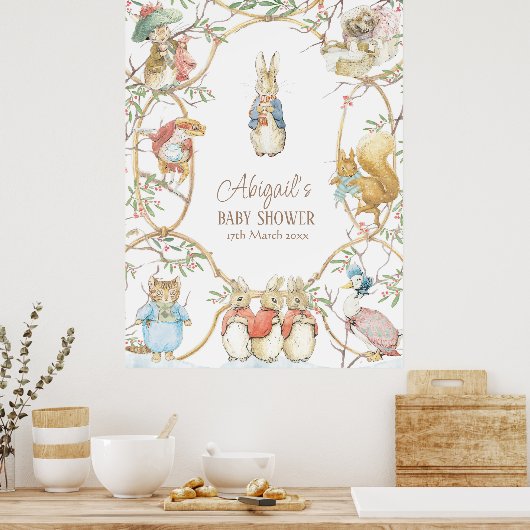 Activiteiten in de omgeving van Peter the Rabbit W Poster (Keuken)