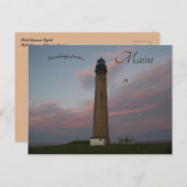 Activiteiten in de omgeving van Petit Manan Light  Briefkaart (Voorkant / Achterkant)