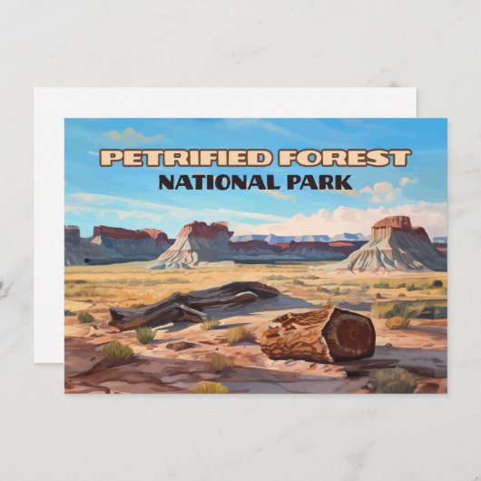 Activiteiten in de omgeving van Petrified Forest N (Voorkant / Achterkant)