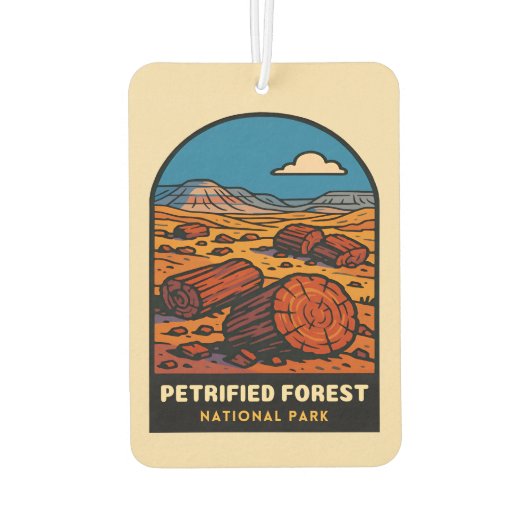 Activiteiten in de omgeving van Petrified Forest N Luchtverfrisser (Achterkant)