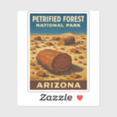 Activiteiten in de omgeving van Petrified Forest N Sticker (Vel)