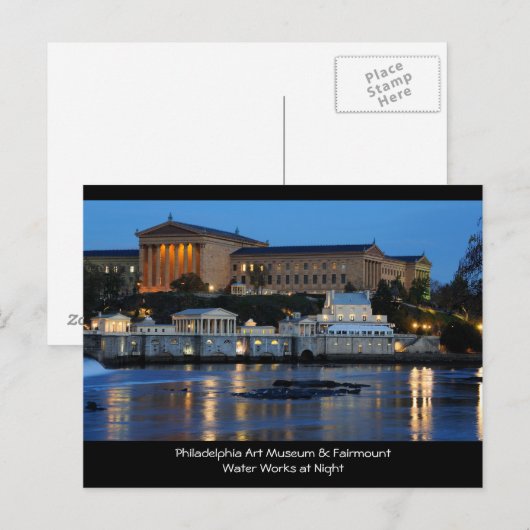 Activiteiten in de omgeving van Philadelphia Art M Briefkaart (Voorkant / Achterkant)