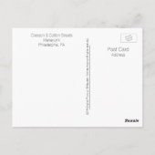 Activiteiten in de omgeving van Philadelphia Brief Briefkaart (Achterkant)