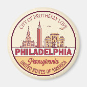 Activiteiten in de omgeving van Philadelphia Penns Magneet (Voorkant)