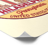 Activiteiten in de omgeving van Philadelphia Penns Poster (Hoek)