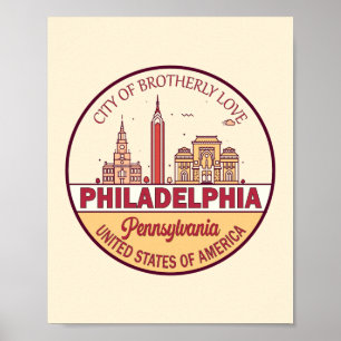Activiteiten in de omgeving van Philadelphia Penns Poster