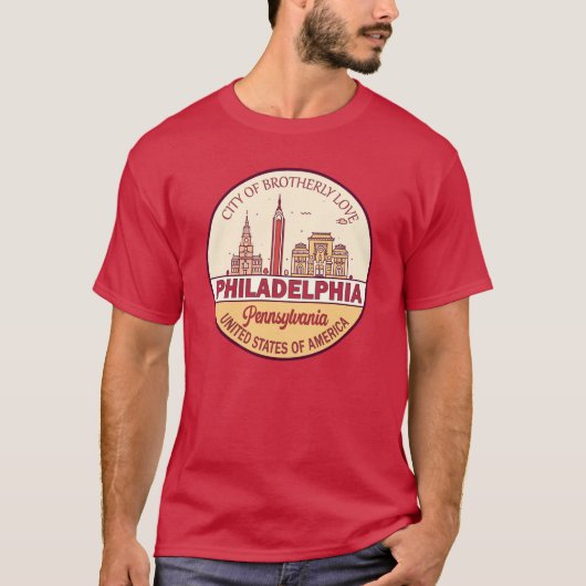 Activiteiten in de omgeving van Philadelphia Penns T-shirt (Voorkant)