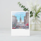 Activiteiten in de omgeving van Philadelphia Post Briefkaart (Staand voorkant)