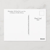 Activiteiten in de omgeving van Philadelphia Post Briefkaart (Achterkant)