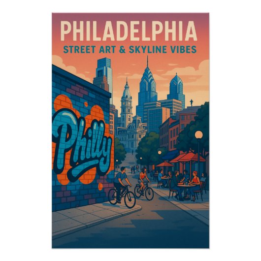 Activiteiten in de omgeving van Philadelphia Stree Perfect Poster (Voorkant)