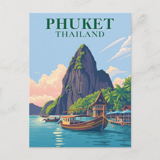 Activiteiten in de omgeving van Phuket Thailand Be Briefkaart (Voorkant)