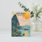 Activiteiten in de omgeving van Phuket Thailand Tr Briefkaart (Staand voorkant)